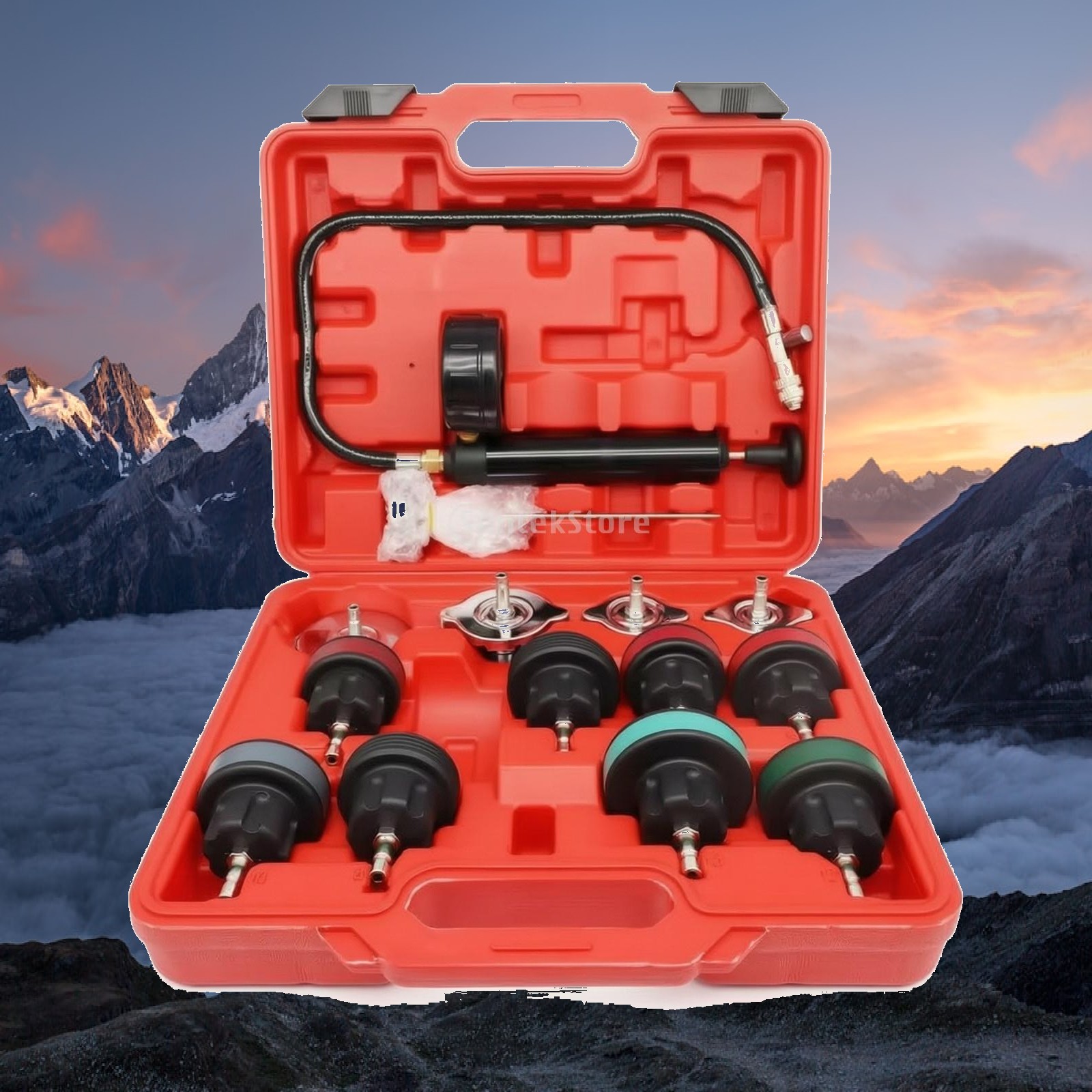 Radiator Pressure Tester - Tester układu chłodzenia, pompa ciśnieniowa do