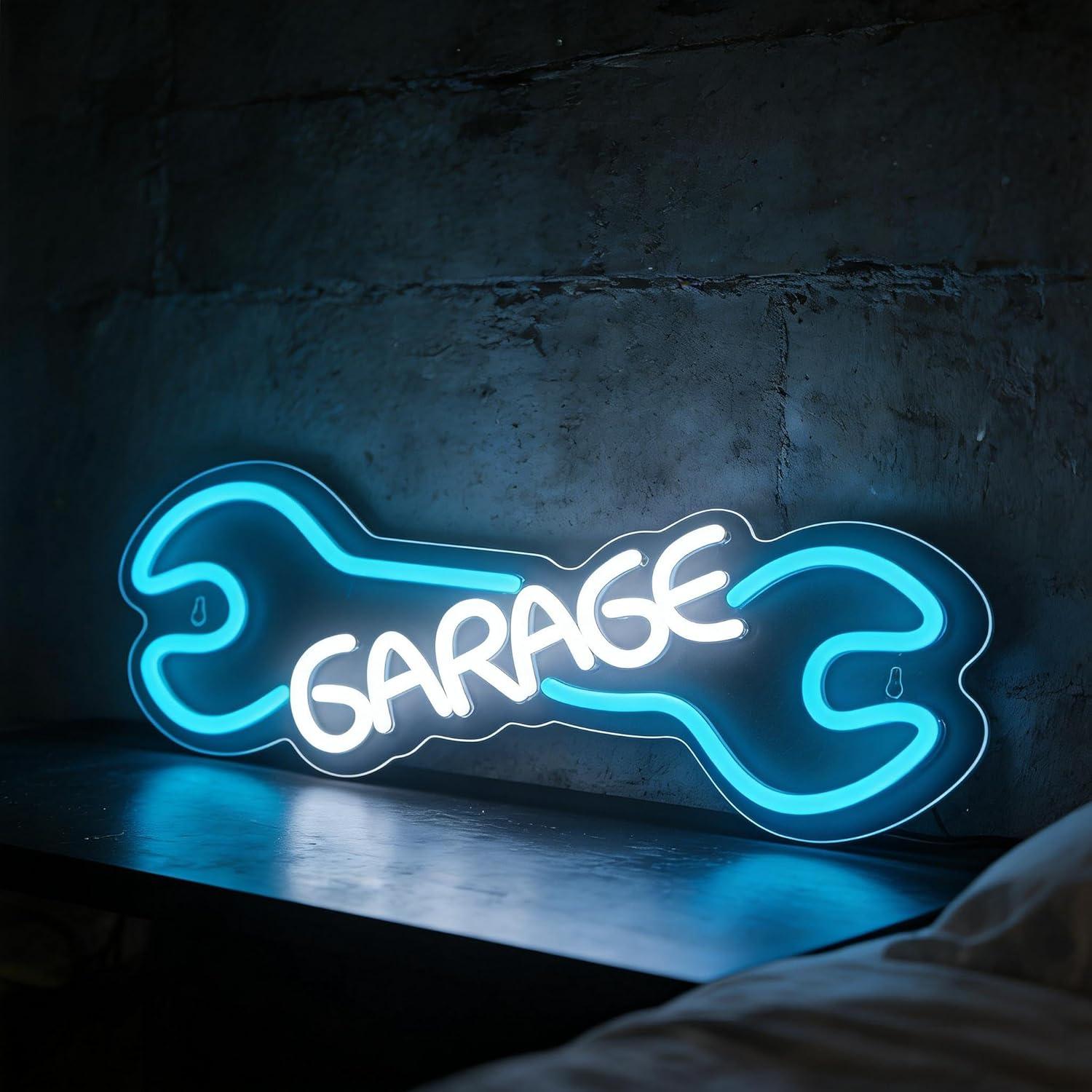 Auto Repair Shop Signs - Neonowy szyld garażowy zasilany przez USB,