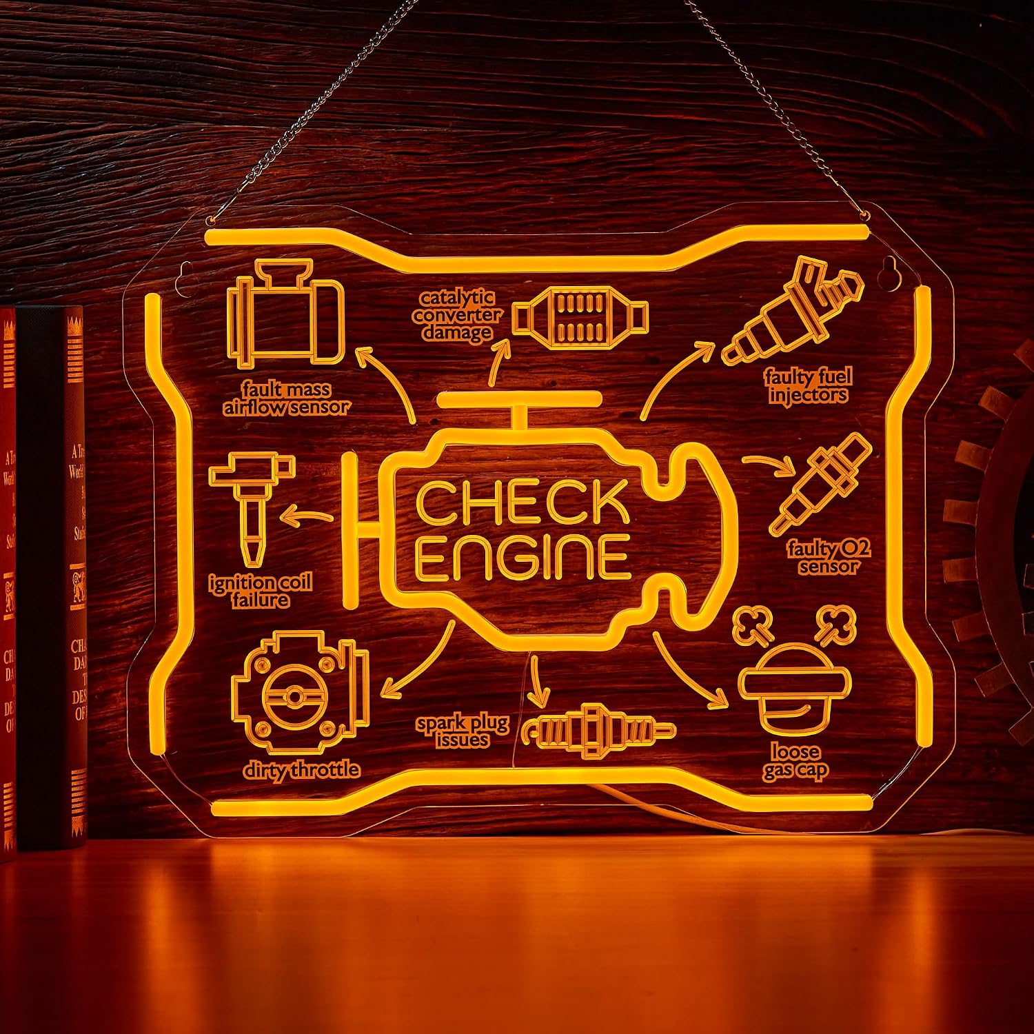 Auto Repair Shop Signs - Neonowy znak LED USB do naprawy