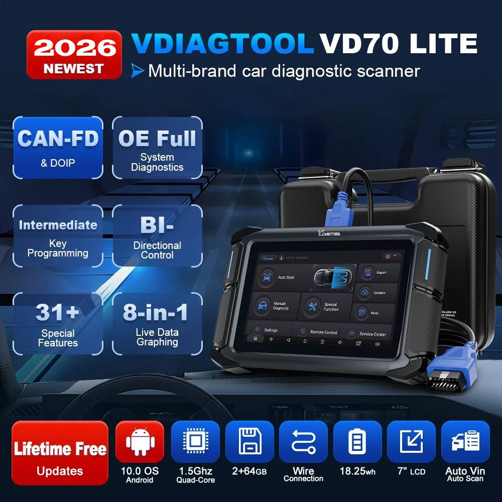 EU Stock VDAIGTOOL VD70 Lite U – Car Diagnostic Tool recenzja i cena
