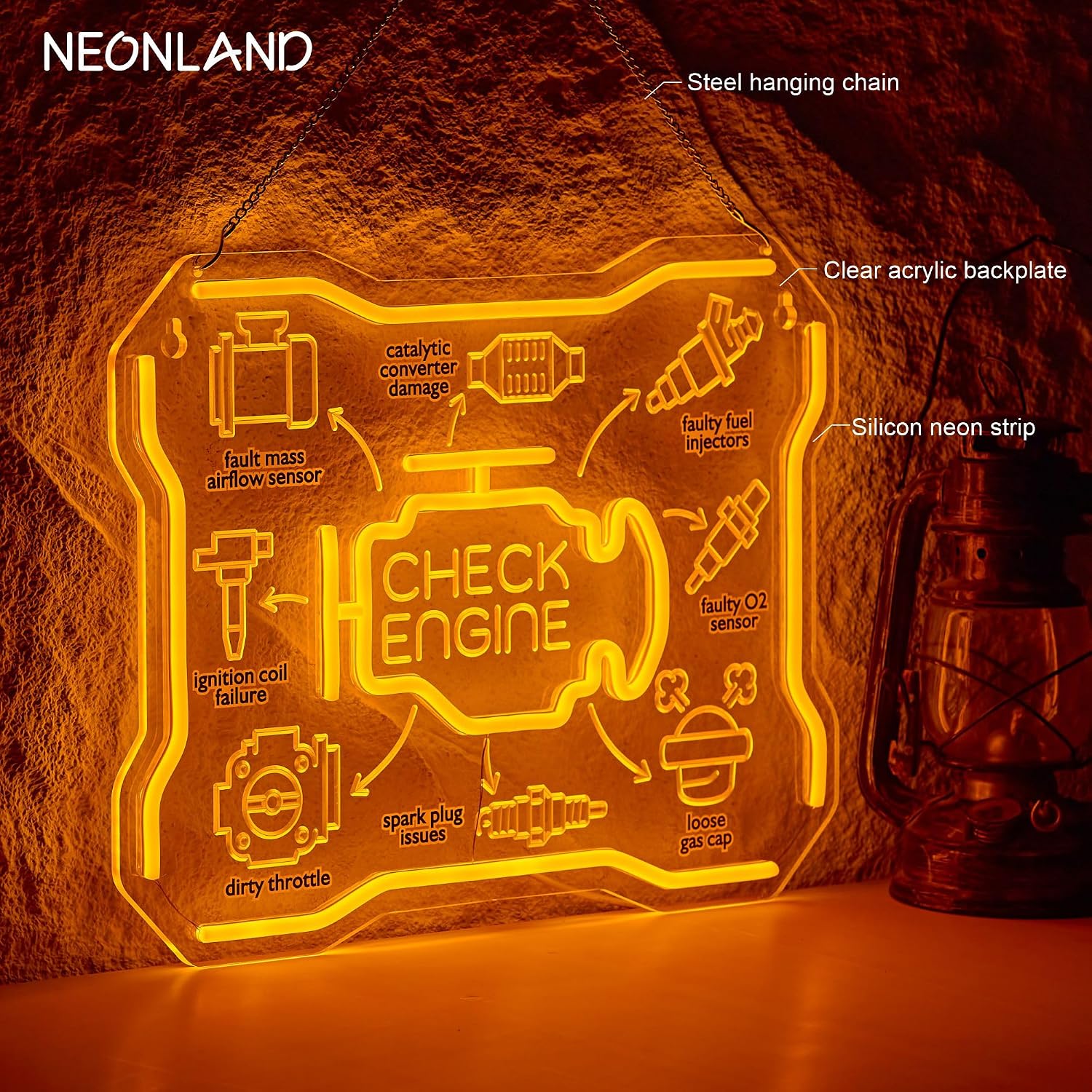 Neonowy znak LED USB do napraw – Auto Repair Shop Signs recenzja i cena