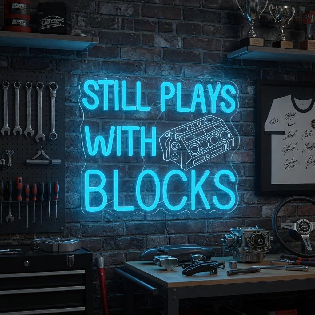 Neonowy znak z motywem silnika – Auto Repair Shop Signs recenzja i cena