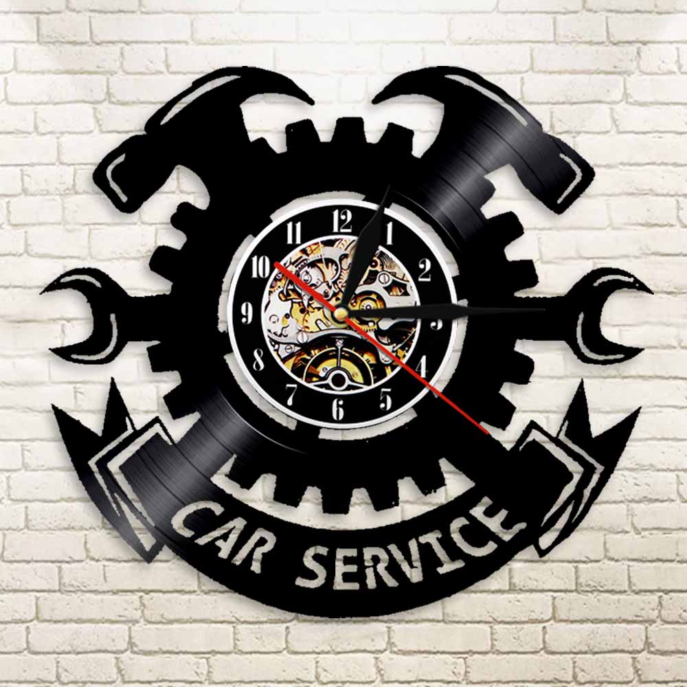 Zegar ścienny z motywem serwis – Auto Repair Shop Signs recenzja i cena