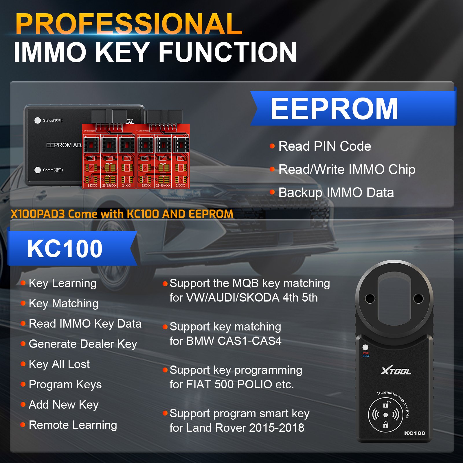 XTOOL X100 PAD3 Samochodowy pr – Car Diagnostic Tool recenzja i cena