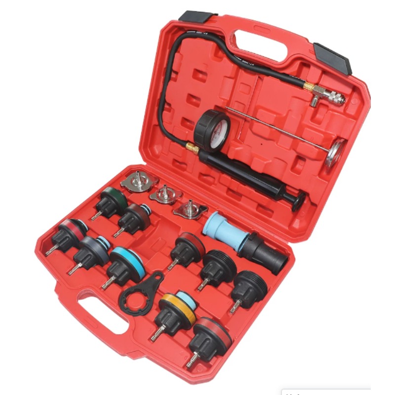 18-częściowy zestaw do testowa – Radiator Pressure Tester recenzja i cena