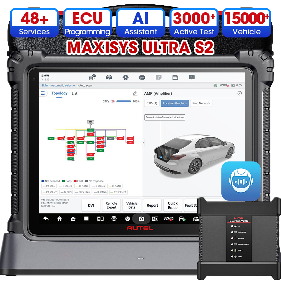 Autel Ultra S2 AI Assistant Du – Car Diagnostic Tool recenzja i cena